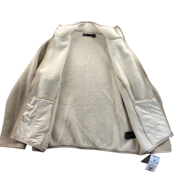 NWT Swiss Tech Womens Fully Lined Bonded Fleece Sweater Large Full Zip Cozy - Picture 3 of 15